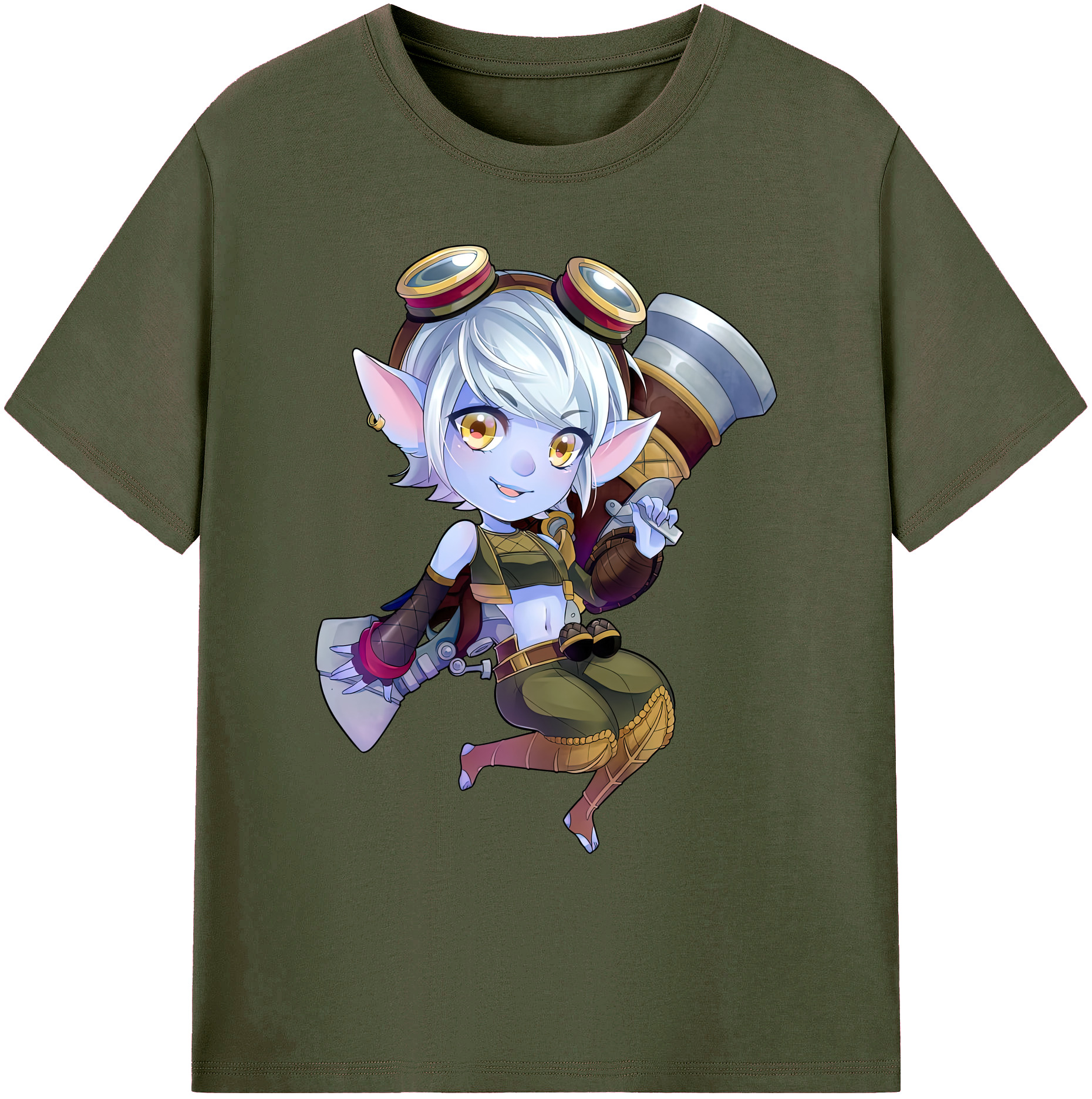 リーグ・オブ・レジェンド League of Legends LOL 綿100％ メンズ半袖Tシャツ｜肌触りやわらか＆通気性